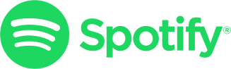 Green and white official Spotify logo icon.